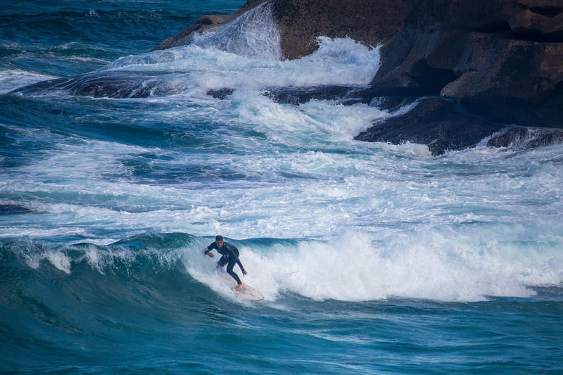 Surfing Woman